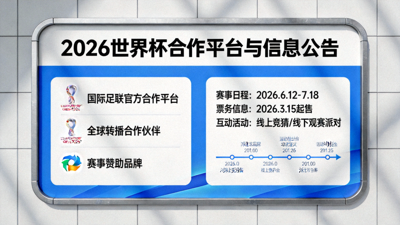 2026世界杯合作平台与信息公告板