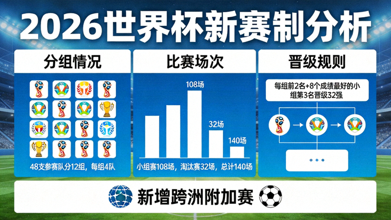 2026世界杯新赛制48队分组与晋级规则详解图