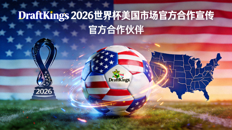 DraftKings 2026世界杯美国市场官方合作宣传