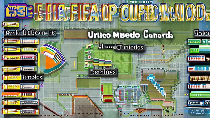 美国、加拿大、墨西哥三国联合举办2026年世界杯场馆分布图