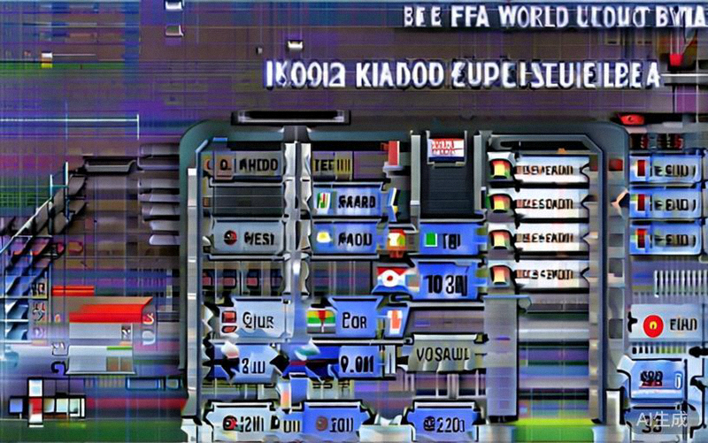 2026年世界杯淘汰赛阶段晋级路径图，展示从32强到决赛的对阵流程