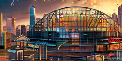 纽约大都会人寿体育场外部全景 - 2026世界杯决赛举办场地