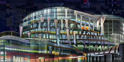 洛杉矶SoFi体育场夜景与内部结构 - 美国队小组赛主场