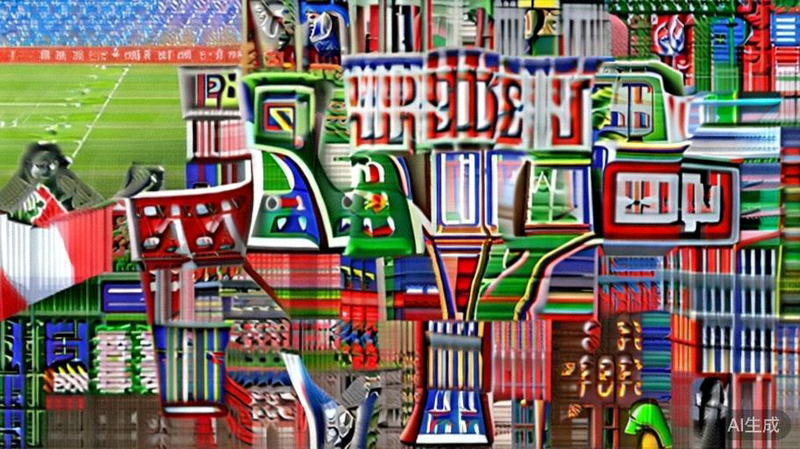 不同国家球迷在2026世界杯赛场欢聚一堂，庆祝足球盛宴的图片