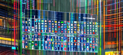 体育场大屏幕上显示2026年世界杯小组赛对阵图