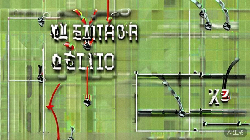 足球淘汰赛战术分析示意图，展示阵型、关键球员跑位和战术路线