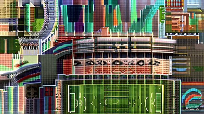 墨西哥城阿兹特克体育场航拍图，巨大的足球场，将举办开幕式和揭幕战