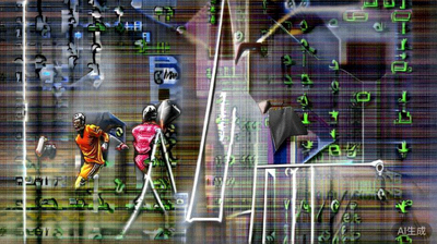 多位顶级足球明星在比赛中奔跑的合成图片