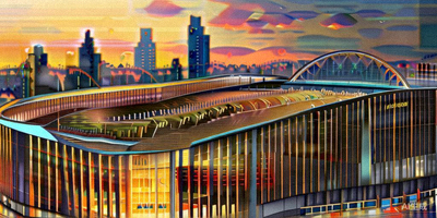 纽约大都会人寿体育场外部全景 - 2026世界杯决赛举办场地