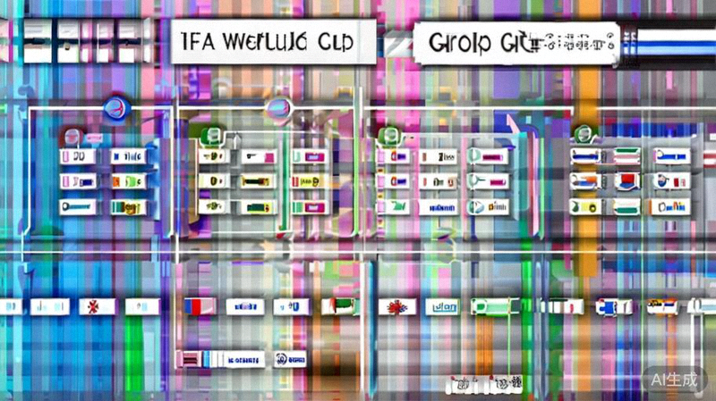 2026世界杯新小组赛阶段示意图，显示12个小组每组4队
