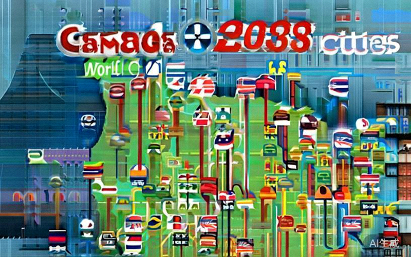 2026世界杯美国、加拿大、墨西哥三国16个主办城市分布地图