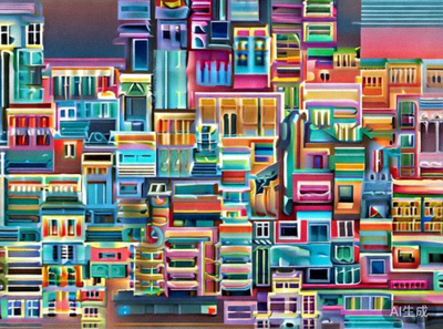 美国迈阿密市南海滩与城市夜景的绚丽画面