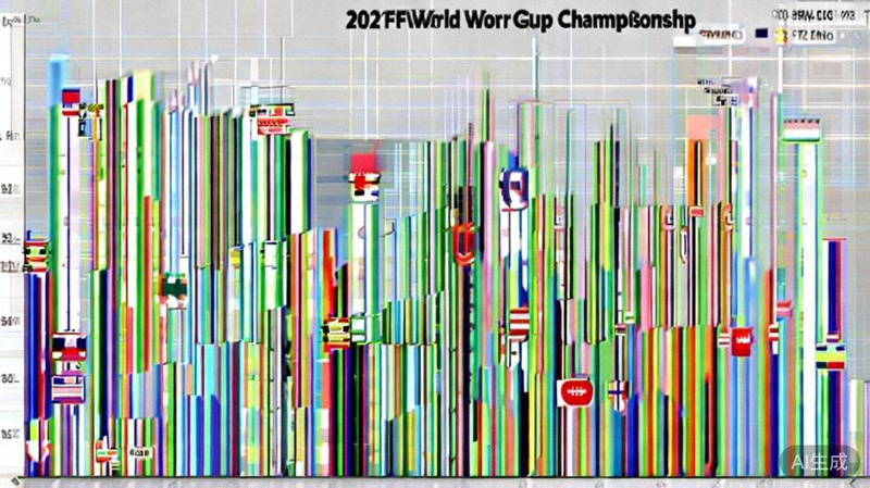 2026世界杯冠军预测概率分布柱状图，显示各热门球队的夺冠概率